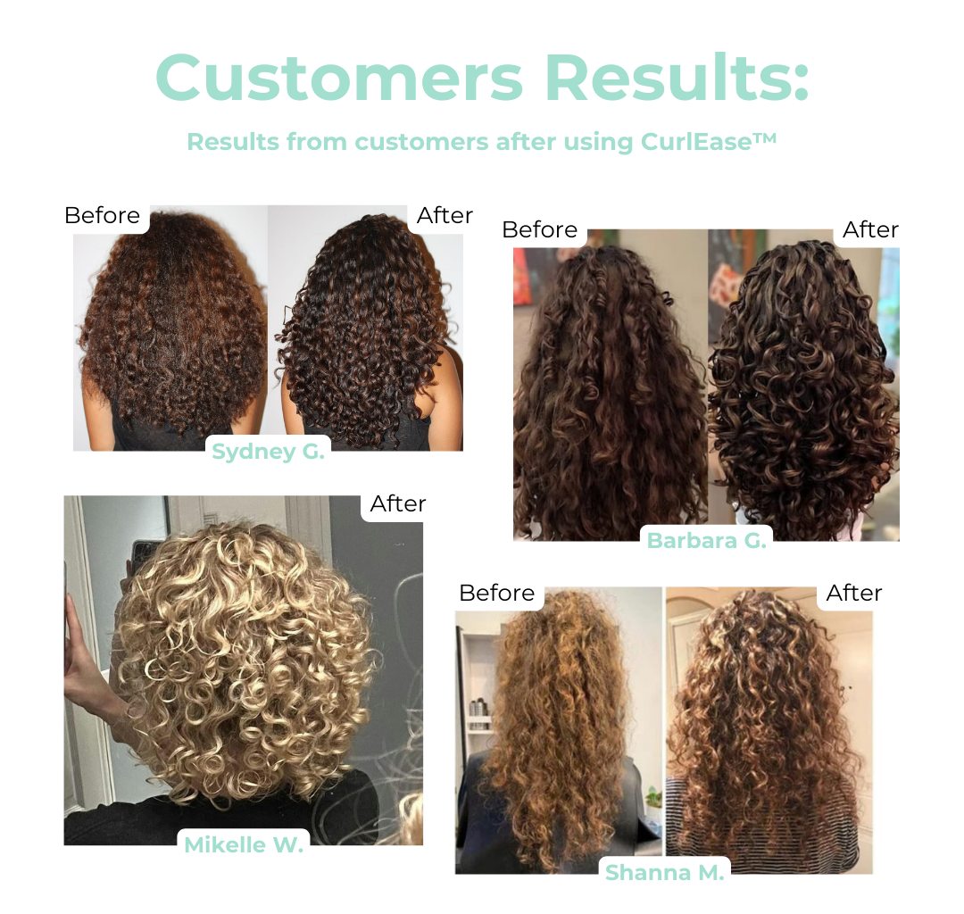 CurlEase™ - Lockenbürste Für Mühelose Definierte Frisuren [1 + 1 Gratis]