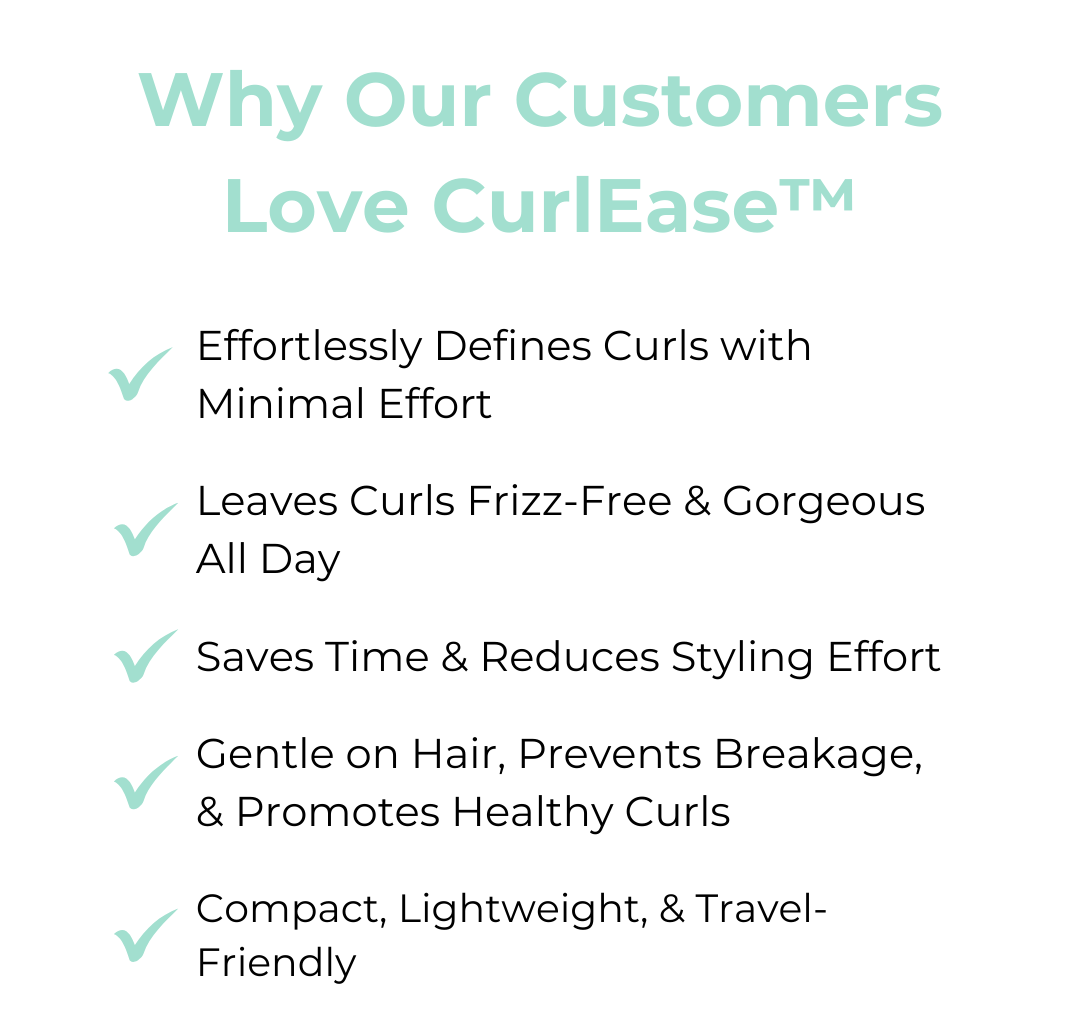 CurlEase™ - Lockenbürste Für Mühelose Definierte Frisuren [1 + 1 Gratis]
