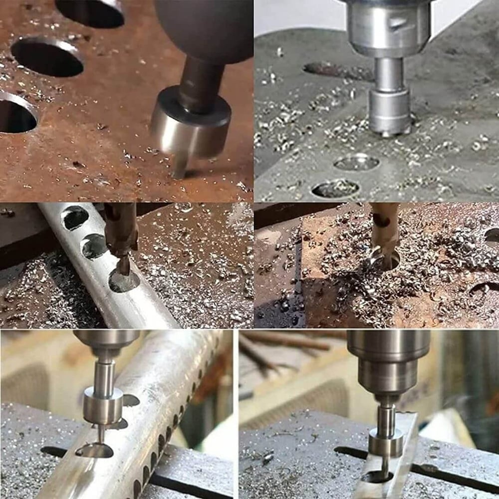 MetalDrill™ - Hochleistungs-Hartmetall-Kernbohrer-Set für Metall (5 Stück) [50% Rabatt]