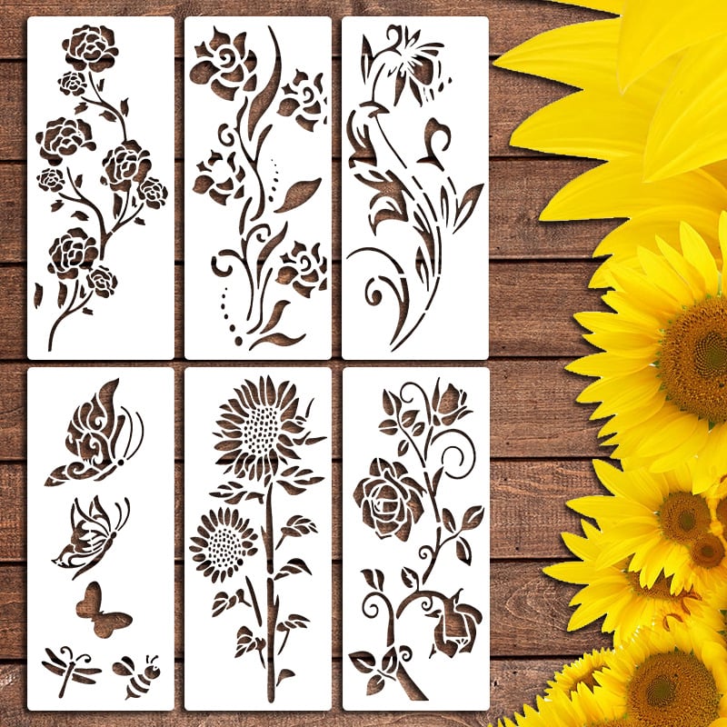 50% Rabatt | Flowera™ -  Wiederverwendbare Blumenschablone für elegante Außendekoration