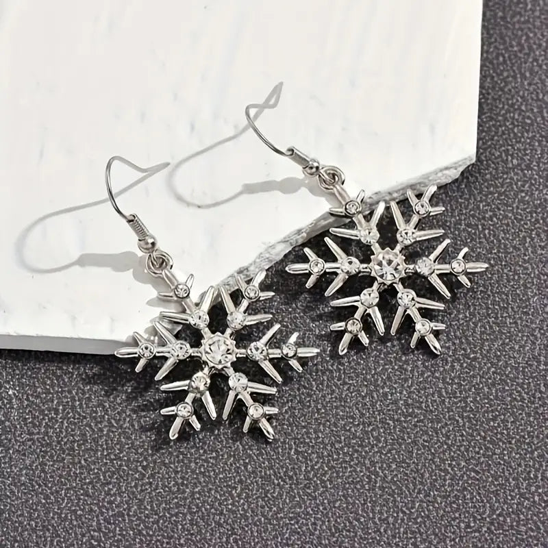 Snowflake™ Weihnachten Schneeflocken-Ohrringe | NUR HEUTE 50% RABATT