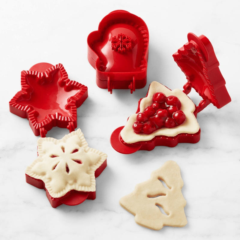 Set saisonaler Hand Pie Formen – Klappbare Kunststoffformen für einfaches Backen