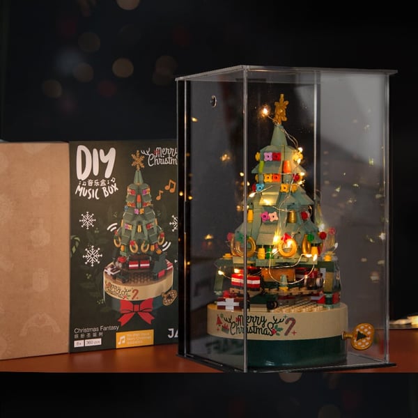 MelodyTree DIY Weihnachtsbaum-Set – Musik, Bausteine & Geschenkidee