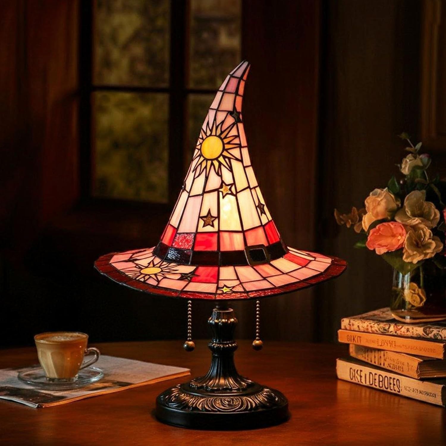 Bleiglas-Tischlampe — Zauberhaftes Licht für Wohlfühlmomente