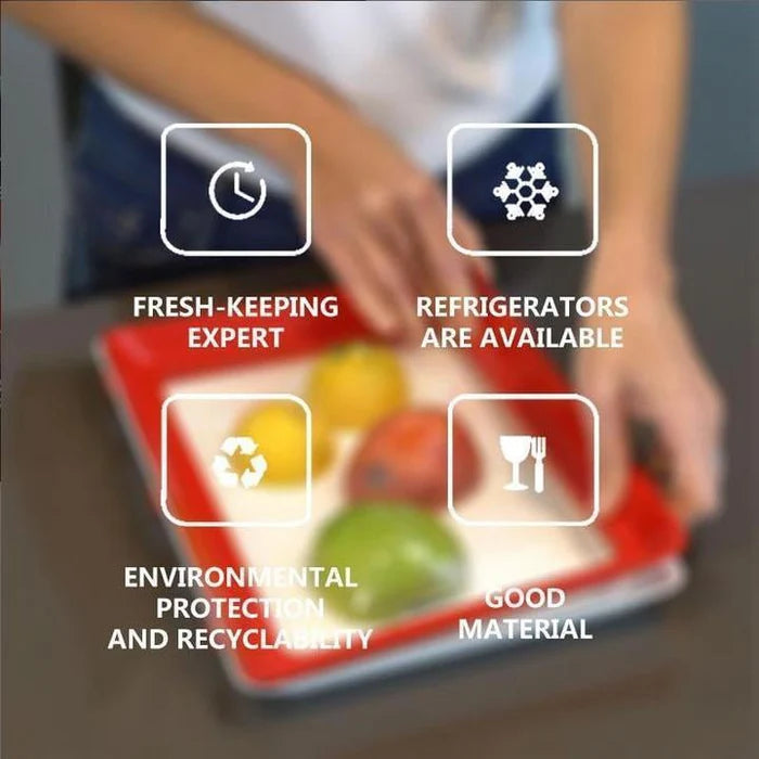 FreshGuard™ – Stapelbares kreatives Tablett zur Lebensmittelkonservierung | 1 + 1 Gratis