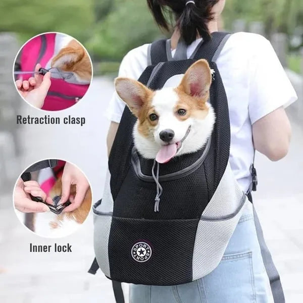 PawVenture™ – Atmungsaktiver Tierrucksack für kleine Hunde | 50% Rabatt
