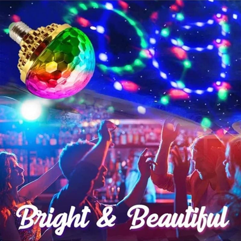 DiscoLed™ - Farbige rotierende Disco-Kugel  [1 + 1 Gratis]