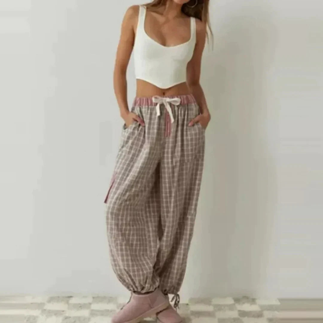 Olivia™ – Zweiteiliges Pyjama-Set für gemütliche Nächte [50 % Rabatt]