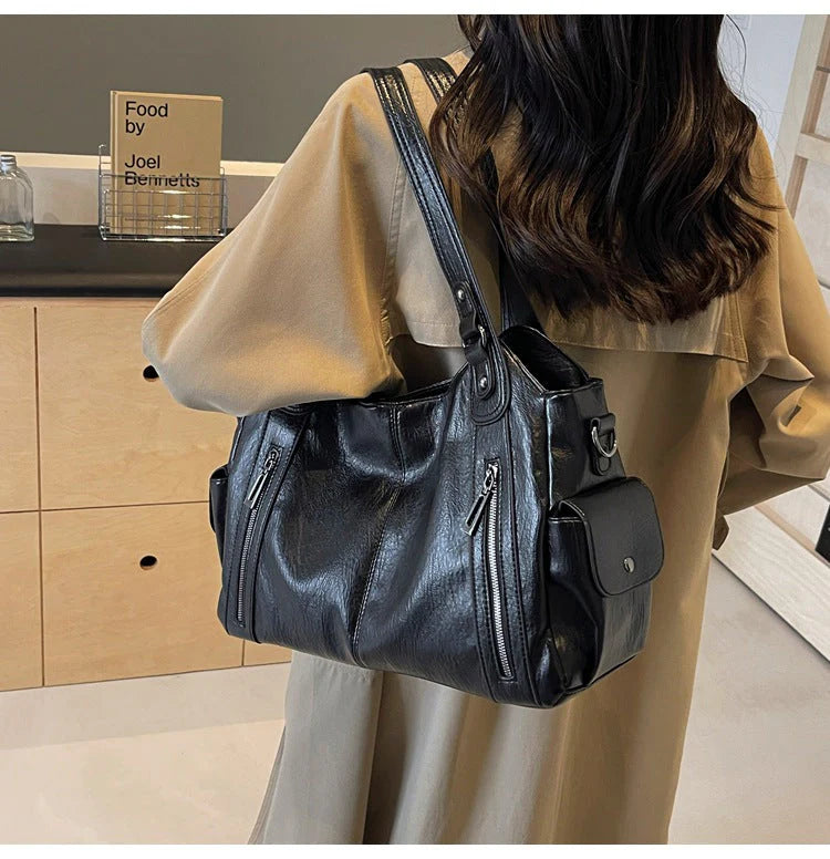 Estella™ – Geräumige Tote Bag aus Leder | 50% Rabatt