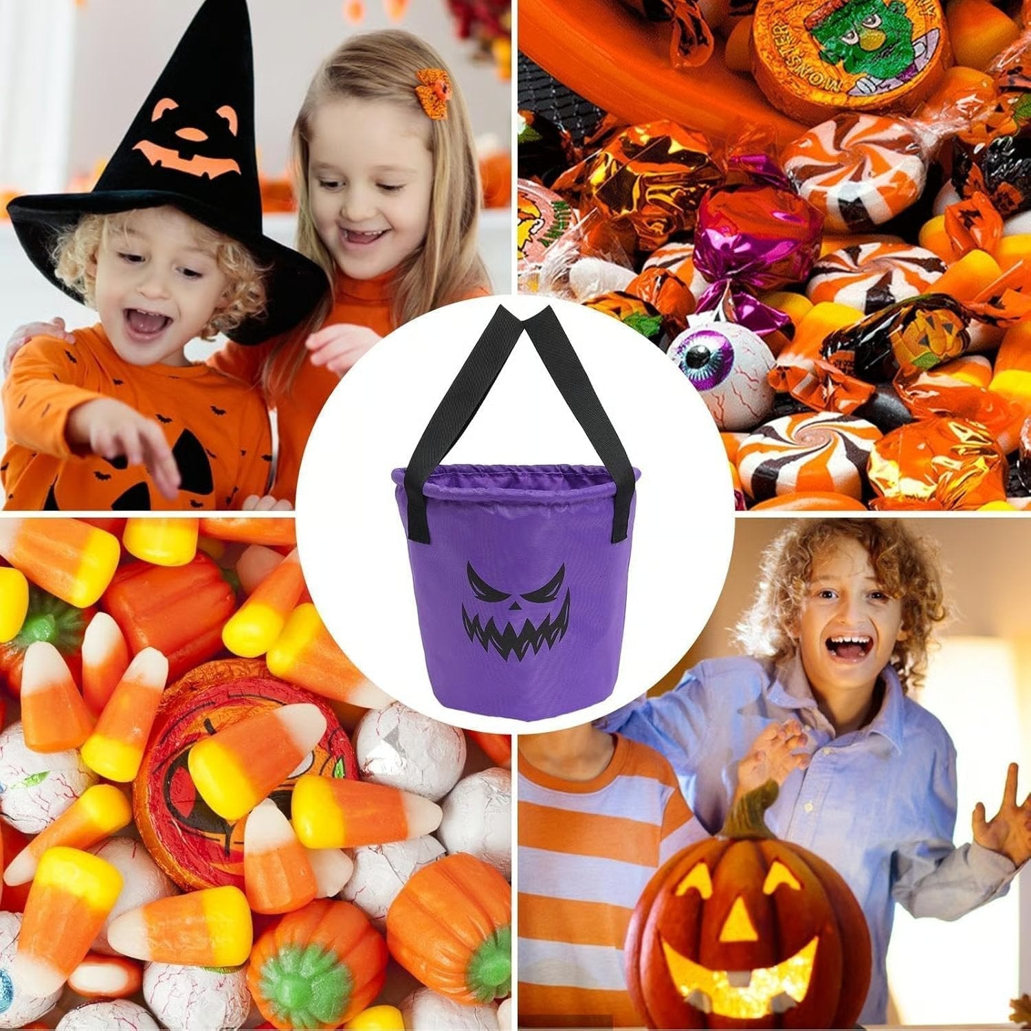 Halloween-Korb — Sicheres Leuchten für kleine Geister