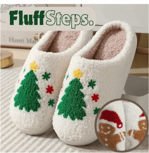 FluffSteps™ – Kuschelige Plüschhausschuhe für warmen, gemütlichen Winterkomfort [50% Rabatt]