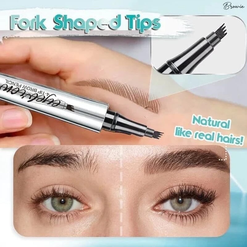 3D Waterproof Augenbrauenstift – Microblading Effekt für perfekte Brauen