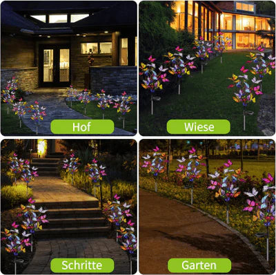 GardenGlow™ – Solarbetriebene leuchtende Schmetterlingslichter | 50% Rabatt