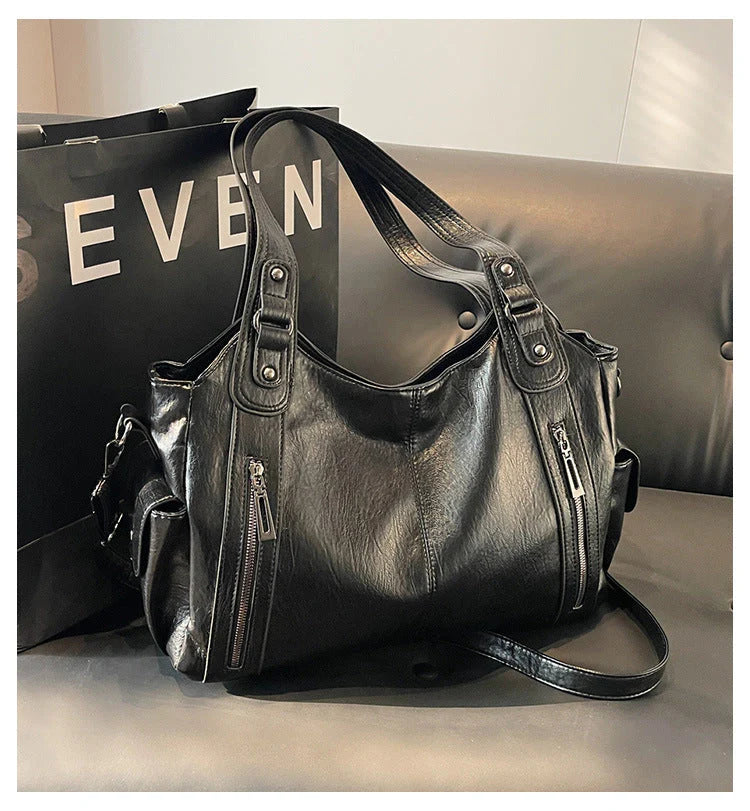 Estella™ – Geräumige Tote Bag aus Leder | 50% Rabatt