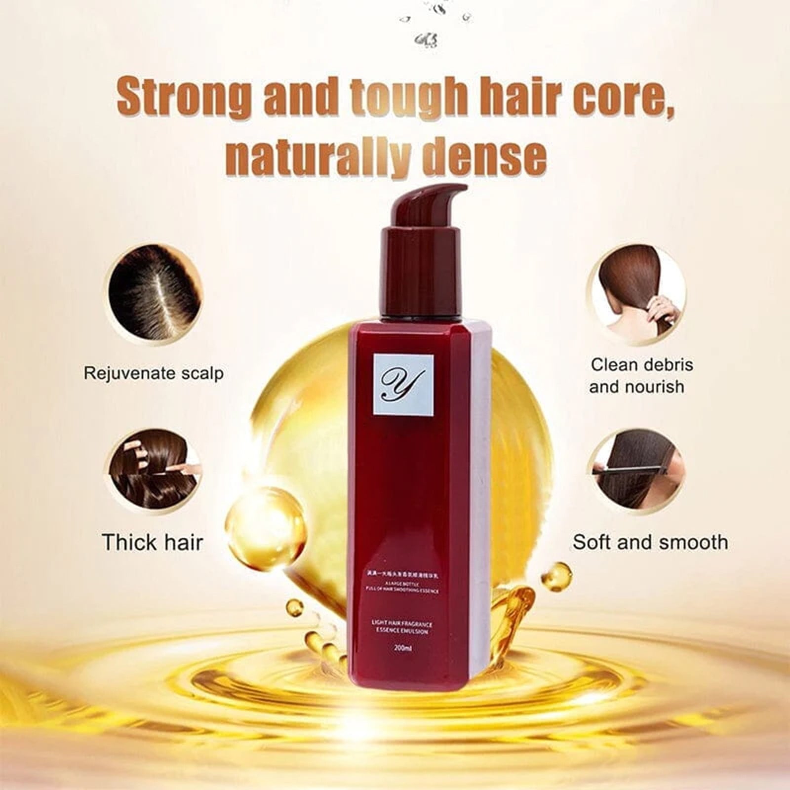 Voluma™ – Arganöl-Formel, Anti-Frizz & feuchtigkeitsspendende Pflege, 200 ml [50% Rabatt]