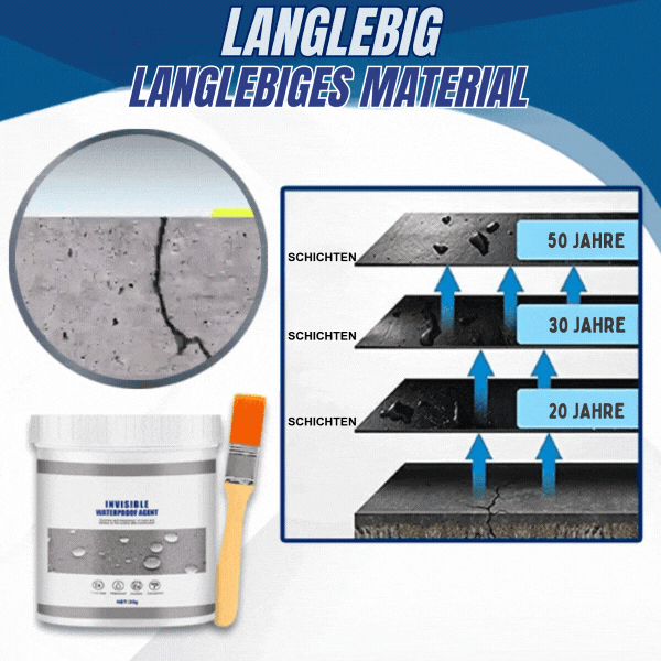 HydroSeal Dichtmittel – Wasserdicht, Schnelltrocknend, Rissreparatur, Transparent, Wetterfest