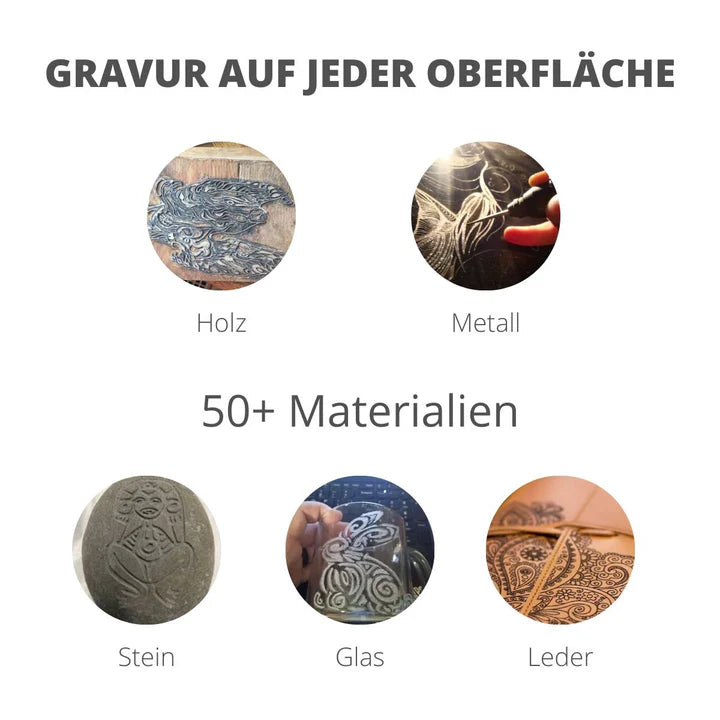 CarveMaster™ – Anpassbarer Elektrischer Gravierstift | 50% Rabatt