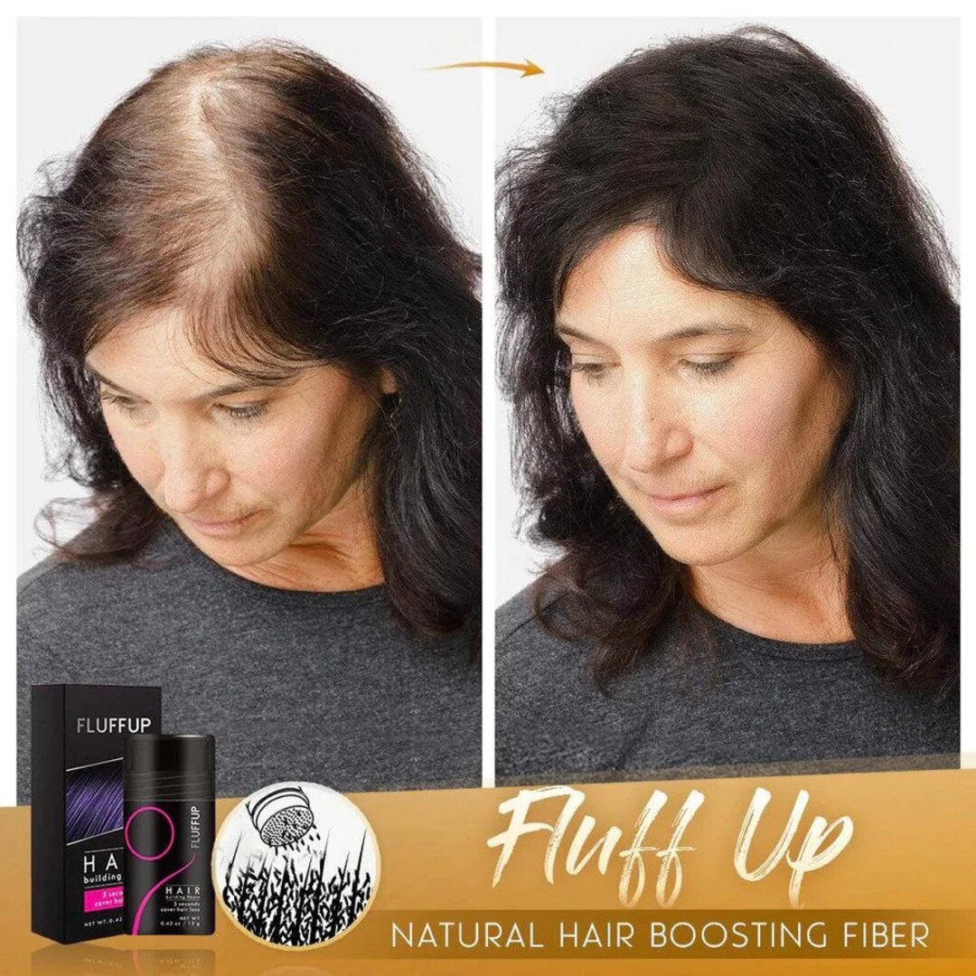 FluffUp Haarfasern – Volles Haar, Sofort-Effekt, Natürlicher Look, Langanhaltend, Keratin