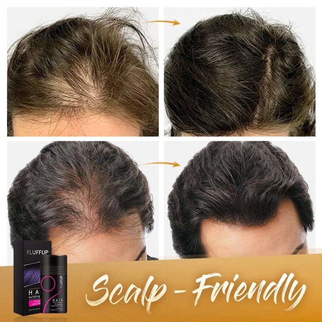 FluffUp Haarfasern – Volles Haar, Sofort-Effekt, Natürlicher Look, Langanhaltend, Keratin