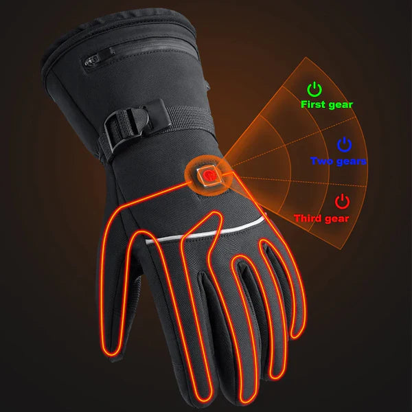 ThermoHand Pro beheizte Lederhandschuhe mit langlebiger Akkuwärme