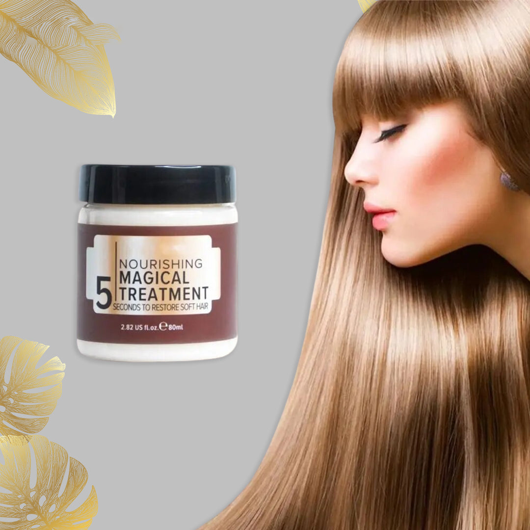 Glossiq Haarmaske – Repariert, Glättet, Spendet Feuchtigkeit, Anti-Frizz, Seidiger Glanz