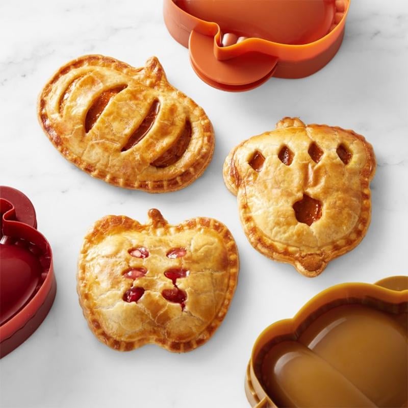Set saisonaler Hand Pie Formen – Klappbare Kunststoffformen für einfaches Backen