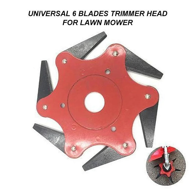 50% Rabatt | SteelBlade™ - Unkrauttrimmer - 6-Stahl-Rasierklinge