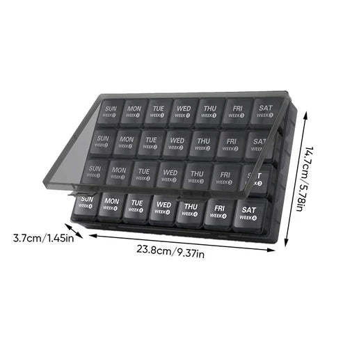 PillStorage™ – Sicherer Pillen-Organizer für den täglichen Gebrauch | 50% Rabatt
