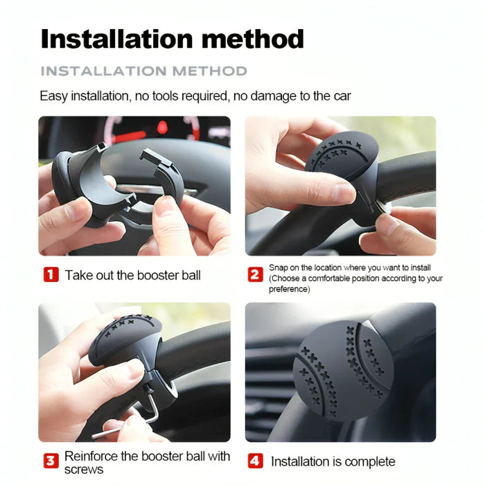 SwiftKnob™ – 360° Drehbarer Lenkradknauf | 1 + 1 Gratis