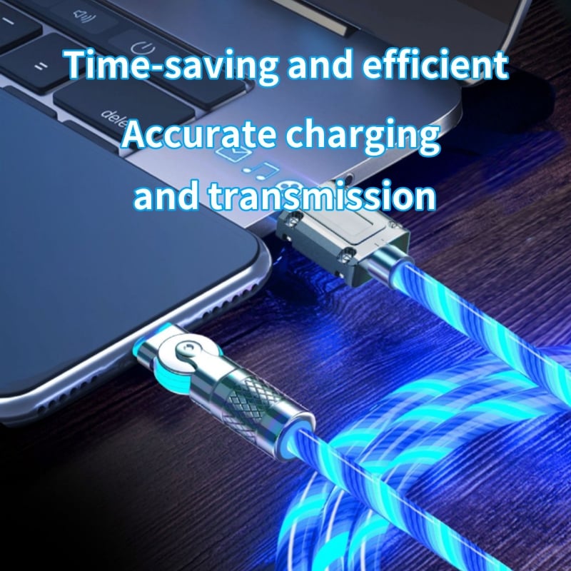 LedCharge™ – 540° drehbarer Stecker & USB-Kabel für ultraschnelles Laden [50 % Rabatt]