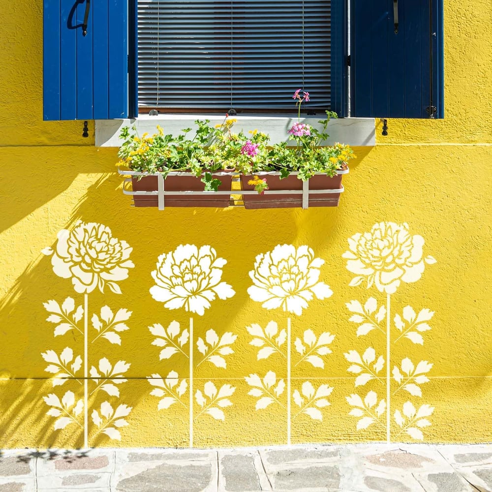 50% Rabatt | Flowera™ -  Wiederverwendbare Blumenschablone für elegante Außendekoration