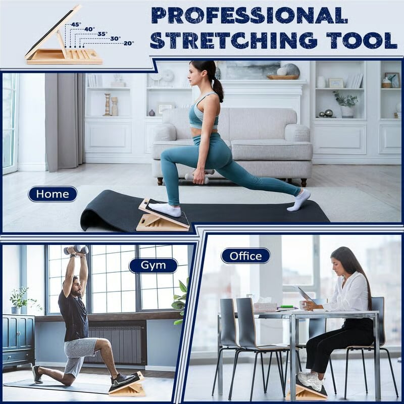 StretchWood™ – Tragbares Schrägbrett aus Holz für Dehnung & Gleichgewicht [50% Rabatt]