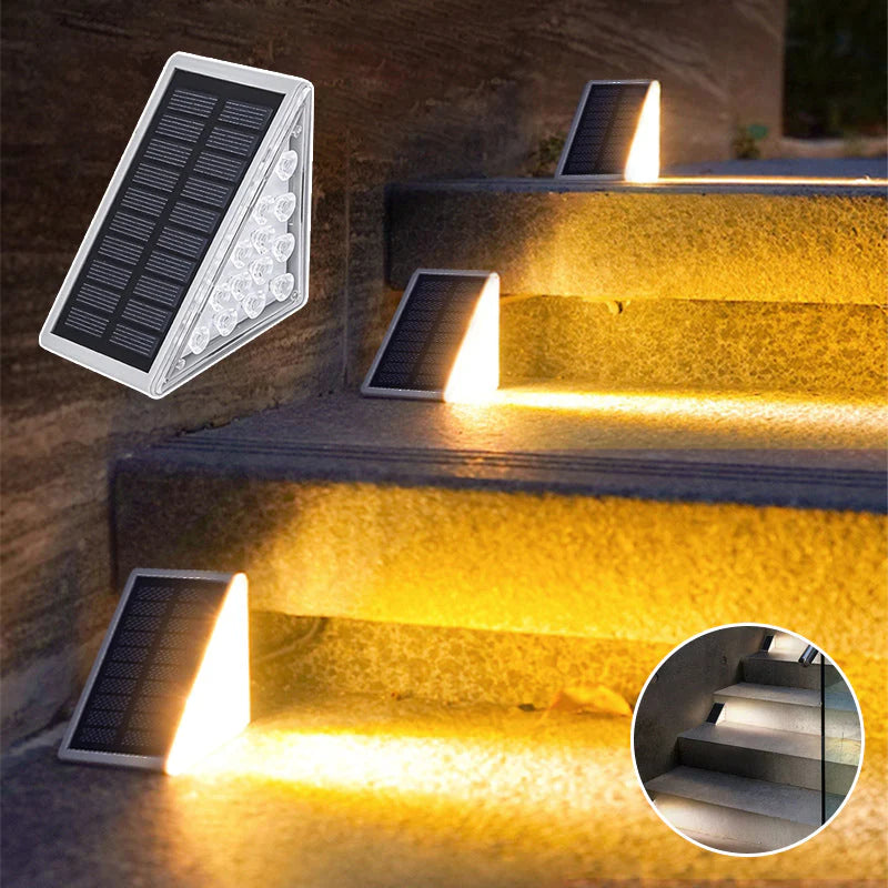 StepLight™ – Solarbetriebene LED-Treppenlichter | 1 + 1 Gratis