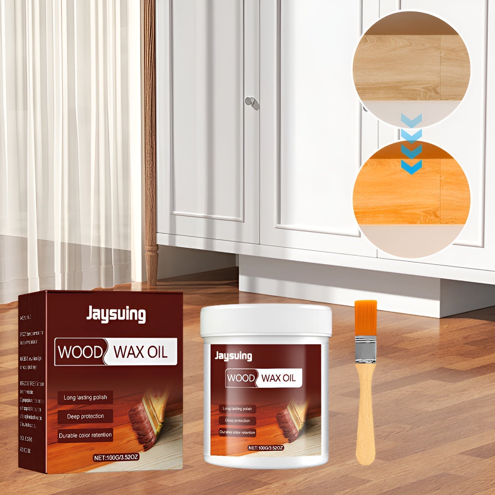 50% Rabatt | WoodShine™– Glänzende und geschützte Böden [Letzter Tag Rabatt]