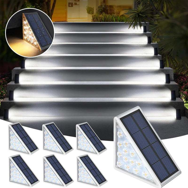 StepLight™ – Solarbetriebene LED-Treppenlichter | 1 + 1 Gratis