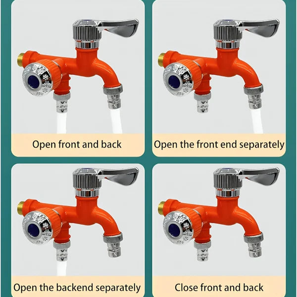 1 + 1 Gratis | DualTap™ Integrierter Doppelhahn [Letzter Tag Rabatt]