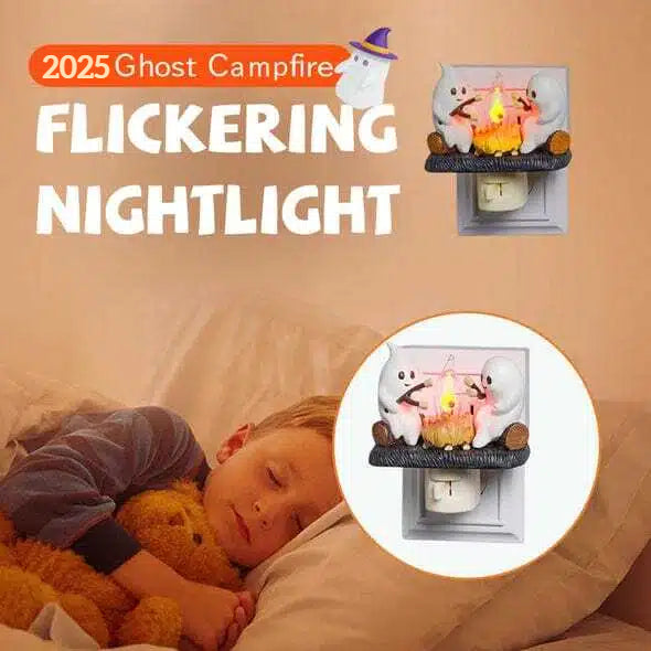 Geister-Nachtlicht — Sanftes Leuchten für Schlaf & entspannte Abende