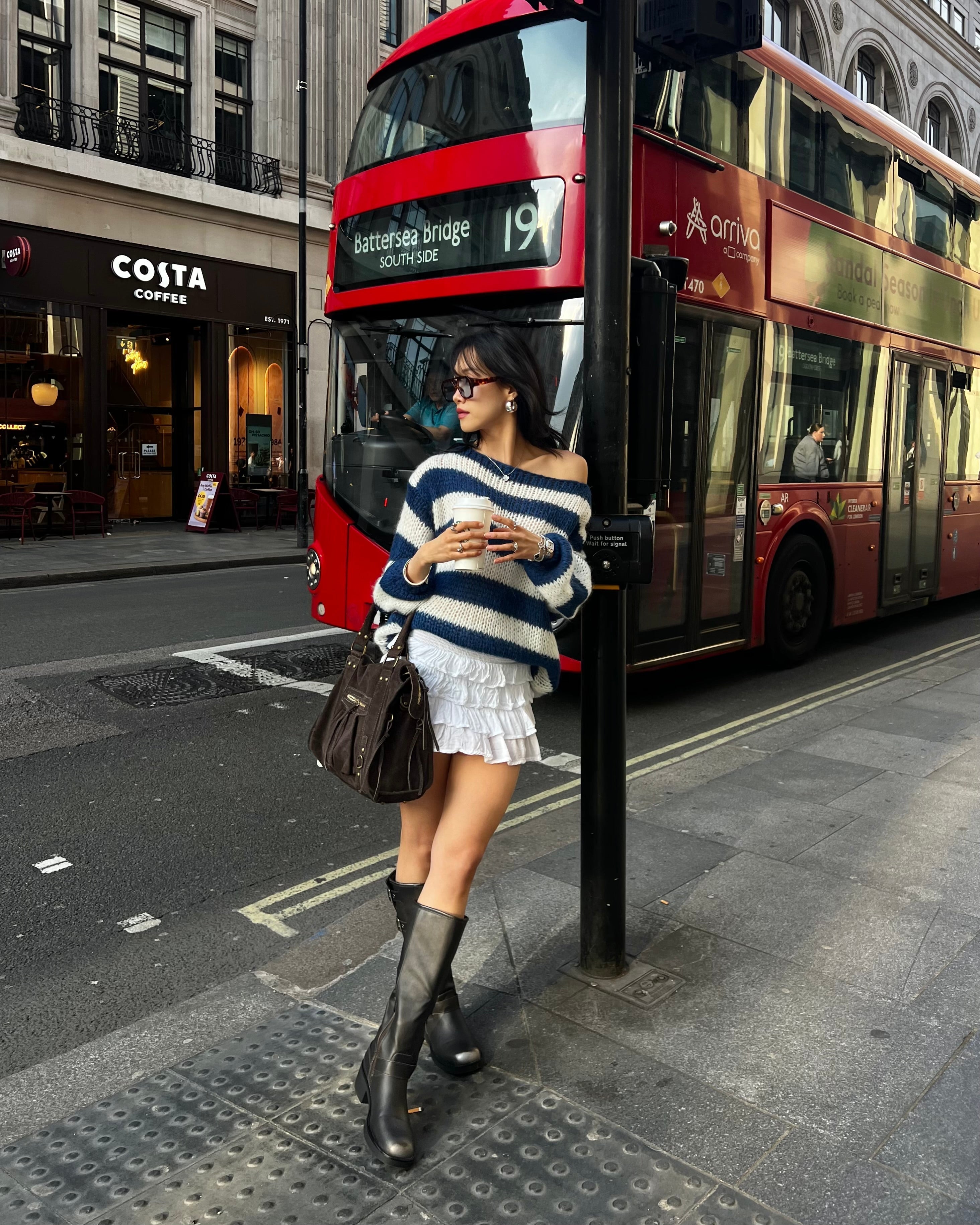 Lily™ – Pull Tricoté Olympia, stilvoller und bequemer Blau Marine Look [50% Rabatt]