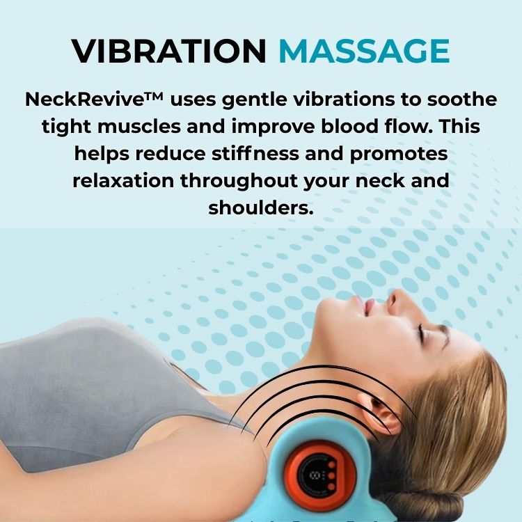 NeckRevive™ – Elektrisches EMS Nackenmassagegerät mit wohltuender Wärmefunktion [50% Rabatt]
