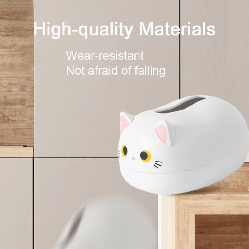 Elegatto™ – Niedliche Katzen-Tissue-Box mit Zahnstocherhalter & viel Stauraum [50 % Rabatt]