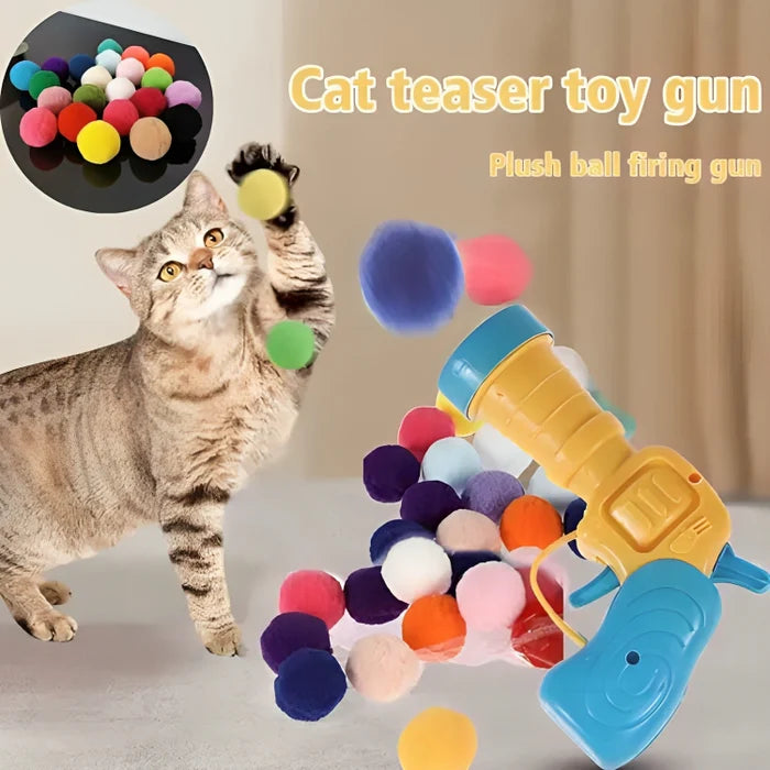 CatGun™ – Interaktiver Plüschball-Werfer für Katzen | 50% Rabatt