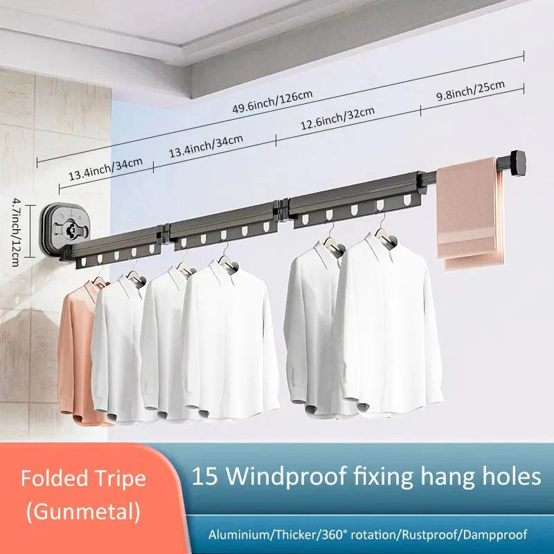 SpaceRack™ - Wandtrockner für platzsparendes Trocknen [50% Rabatt]