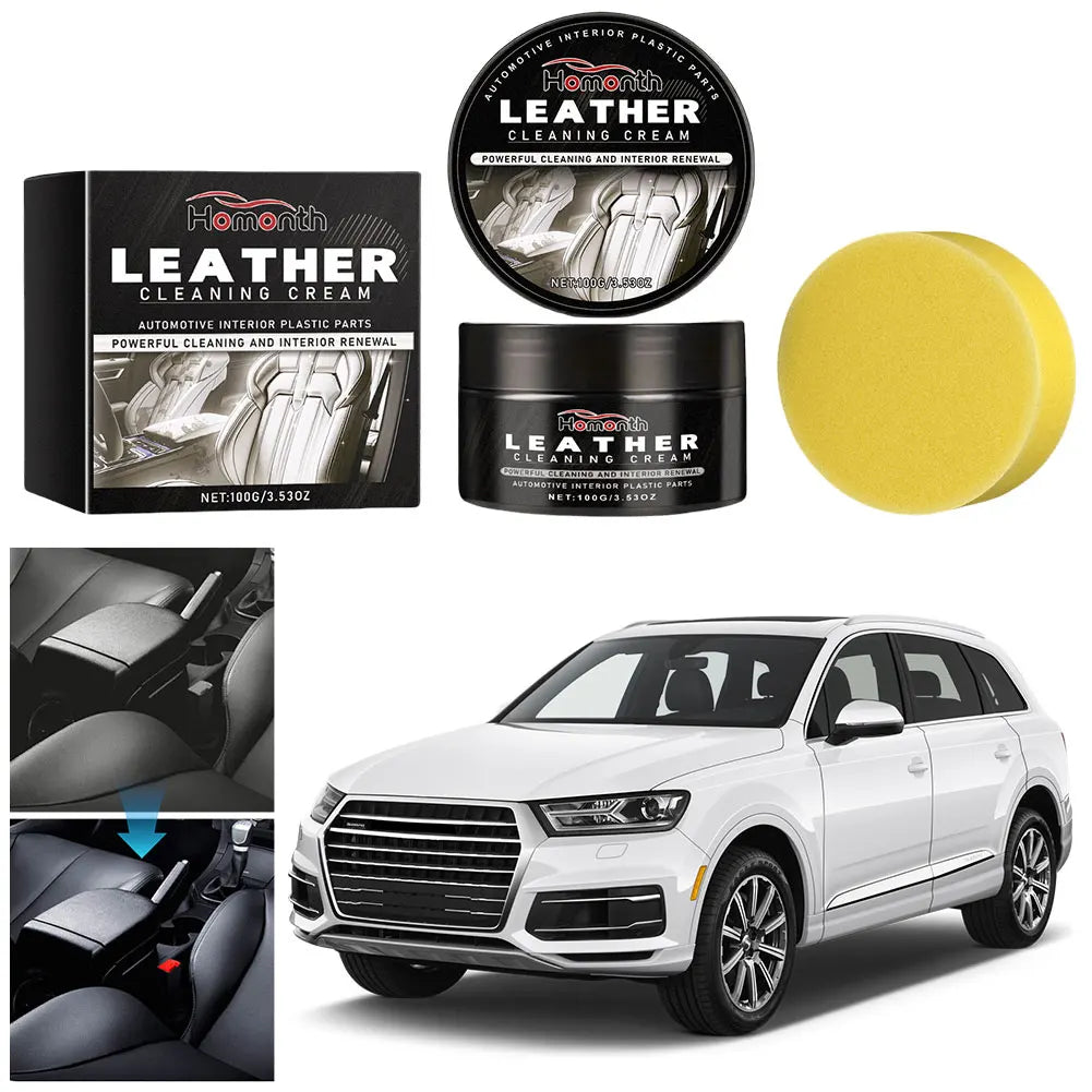 LeatherClean™ – Revitalisiert und schützt die Leder-Eleganz [1 + 1 Gratis]
