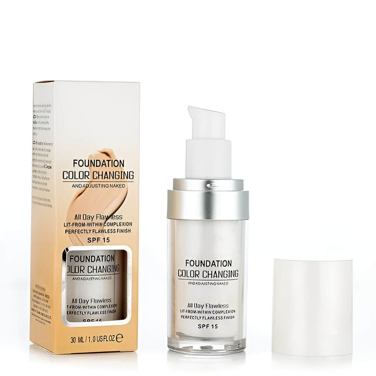 ToneMatch Foundation – Selbstanpassende Make-up Foundation für Jeden Hautton & Reife Haut