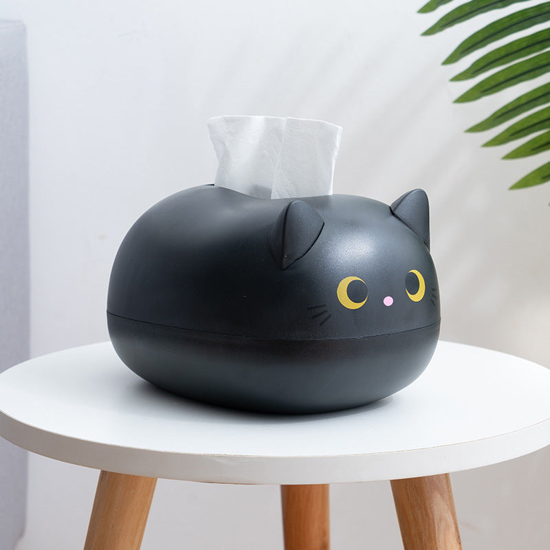 Elegatto™ – Niedliche Katzen-Tissue-Box mit Zahnstocherhalter & viel Stauraum [50 % Rabatt]