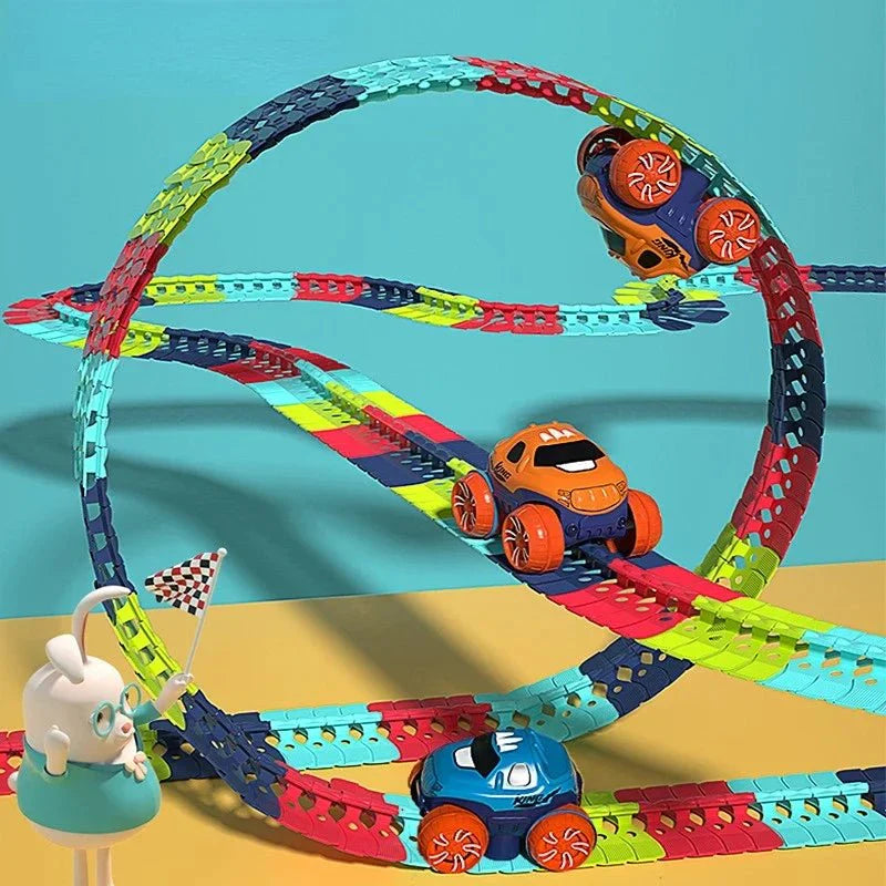 CarTrack™ - Autobahn mit spielerischem Design für Kinder [50% Rabatt]