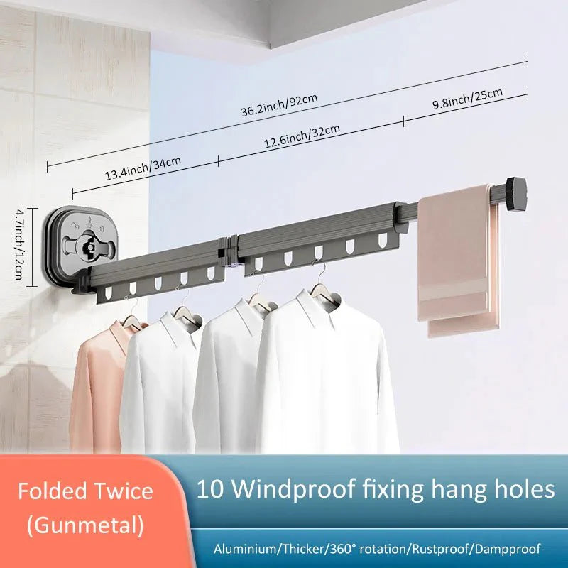 SpaceRack™ - Wandtrockner für platzsparendes Trocknen [50% Rabatt]
