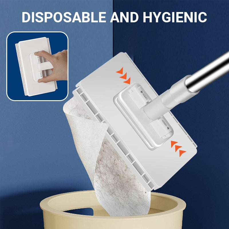 SnapMop™ – Hygienischer Einweg-Staubmopp mit praktischer Clip-Halterung [50 % Rabatt]