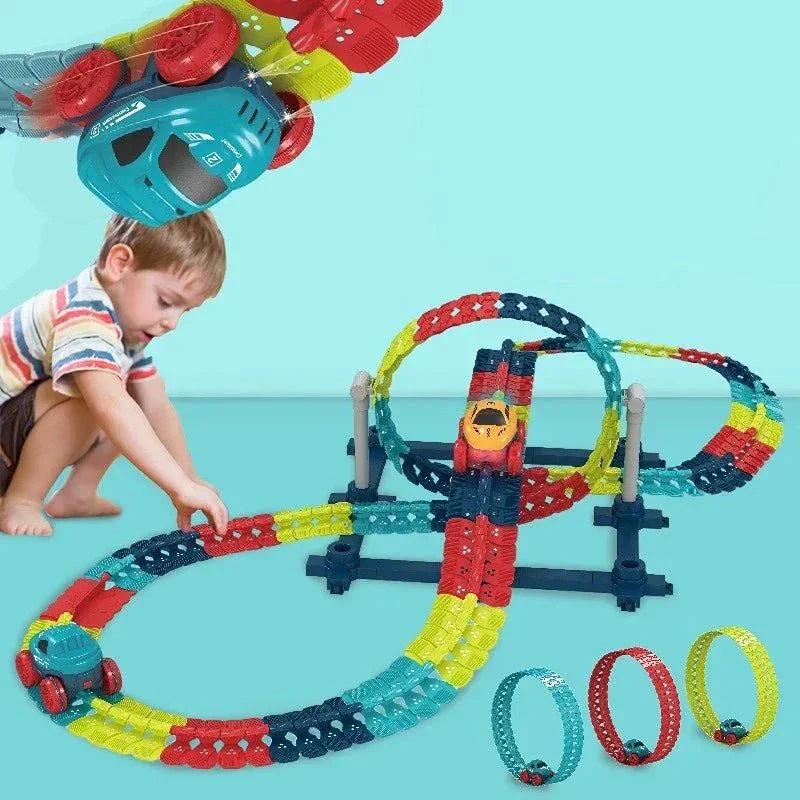 CarTrack™ - Autobahn mit spielerischem Design für Kinder [50% Rabatt]