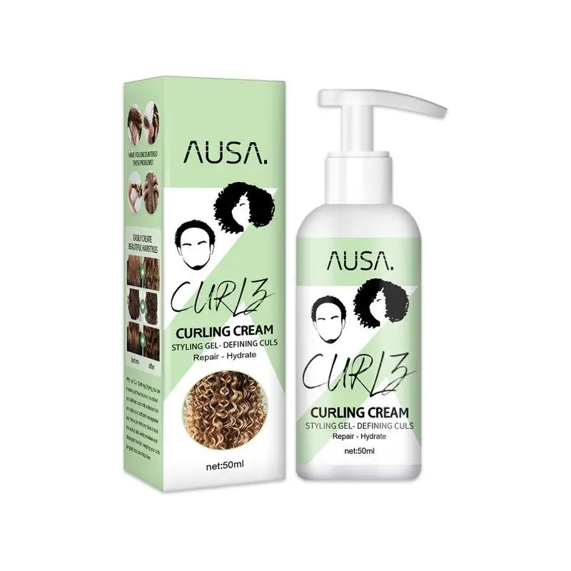 CurlLuxe Lockencreme – Lockendefinition, Glanz, Frizz-Kontrolle, Pflege, Elastizität, Styling
